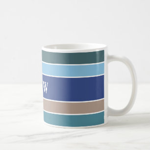 Nautical Rand anpassningsbar monogram mugg