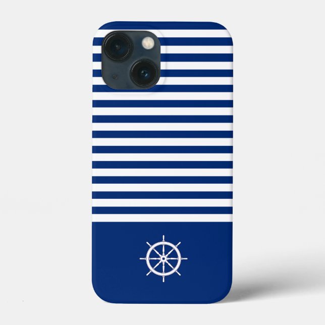 Nautical Rand+Fraktas Wheel Blue+White (Baksida)