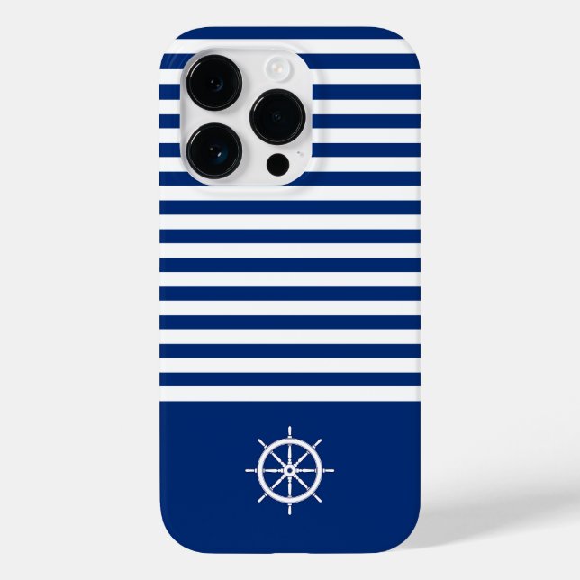 Nautical Rand+Fraktas Wheel Blue+White (Baksida)