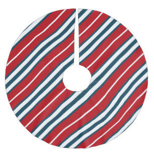 Nautical rand julgransmatta borstad polyester