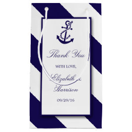 Nautical Rand & Navy Blue Anchor Bröllop