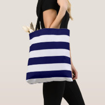 Nautical Rand Navy Blue and White