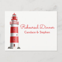 Nautical Rehearsal Dinner Lighthouse Beach Wedding