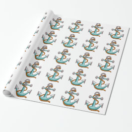Nautical Rope and Anchor Presentpapper