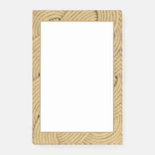 Nautical Rope Knot Mat Effect Post-it Block