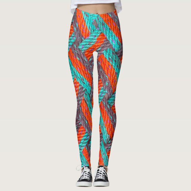 Nautical Rope Mat Thunder_Cove Leggings (Framsida)