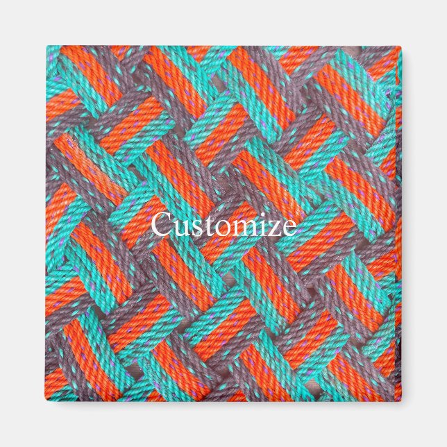 Nautical Rope Mat Thunder_Cove Magnet (Framsidan)