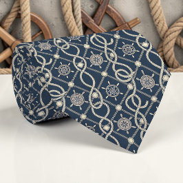 Nautical Ropes Custom Necktie Slips
