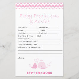 Nautical Rosa Whale Baby Shower Game PRINTED