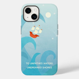 Nautical Sailing Boat Quote Fodral-Mate iphone cas