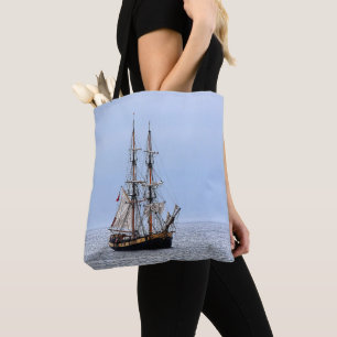 Nautical Schooner Blå himmel Tygkasse
