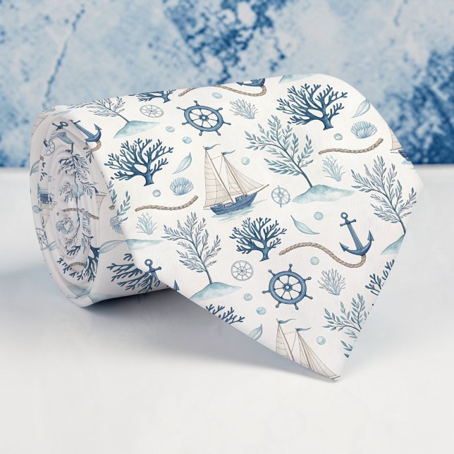 Nautical Sea Life Custom Necktie Slips (Skapare uppladdad)