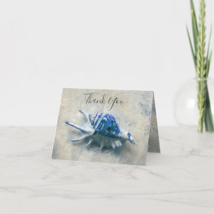 Nautical Seashell Indigo Blue Tack Kort