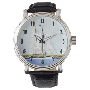 Nautical Segelbåt Sea Ocean Pirat Yacht Watch Armbandsur