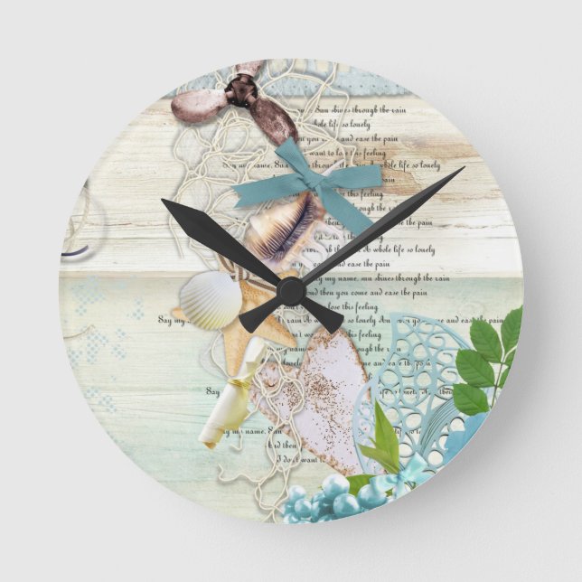 Nautical Series Design 5  Rund Klocka (Framsida)