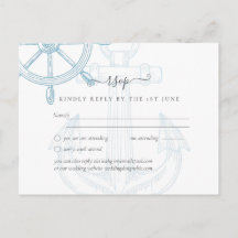 Nautical Ships Wheel Bröllop