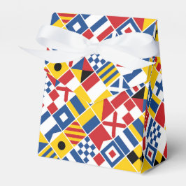 Nautical Signal Flaggor Mönster Presentaskar