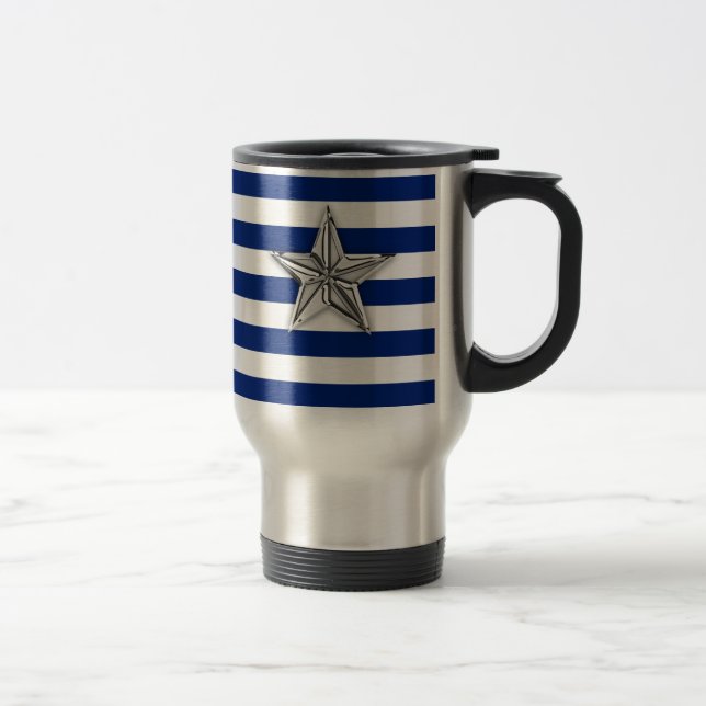 Nautical Silver Star på Blue Rand Resemugg (Höger)