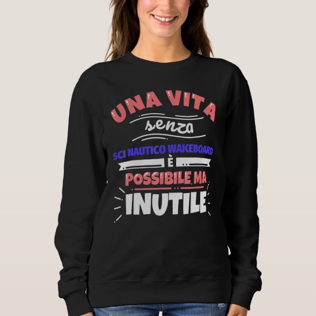 Nautical Ski Wakeboard-sport T Shirt (Framsida)