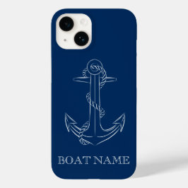 Nautical Spirit Anchor Navy Blue