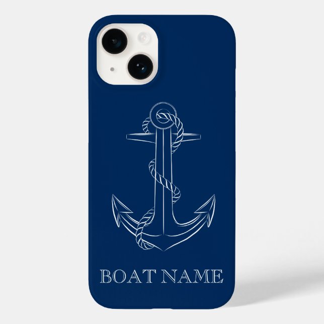 Nautical Spirit Anchor Navy Blue (Baksida)