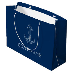 Nautical Spirit Anchor Navy Blue