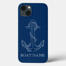 Nautical Spirit Anchor Navy Blue