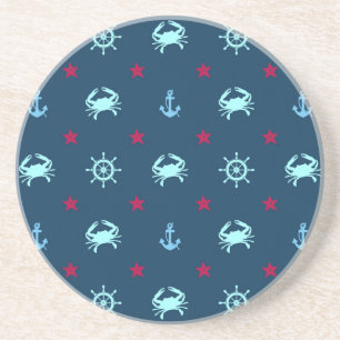 Nautical Star Mönster Underlägg Sandsten