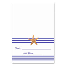 Nautical Starfish - Escort Card Bordsnummer