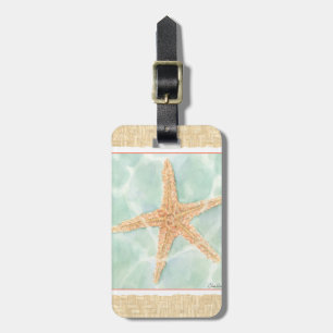 Nautical Starfish i Vatten Bagagebricka