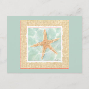 Nautical Starfish i Vatten Vykort