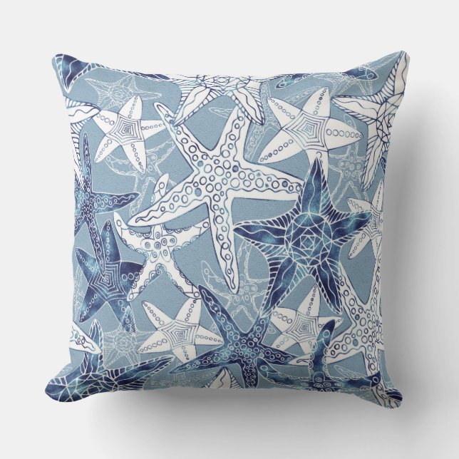 Nautical Starfish Kudde (Framsida)