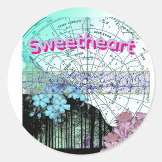 Nautical Sticker Runt Klistermärke