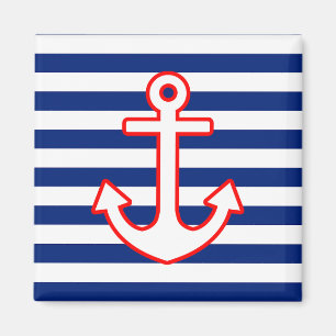 Nautical Stil Anchor på Rand Magnet