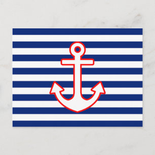 Nautical Stil Anchor på Rand Vykort