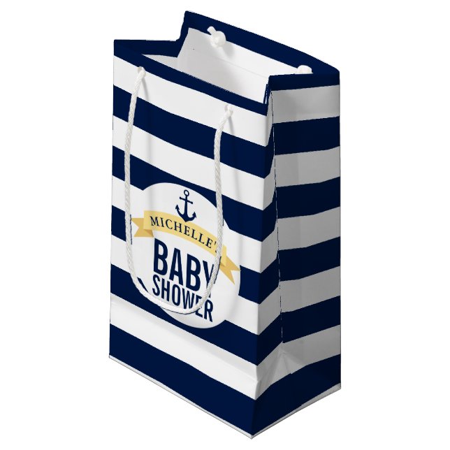 Nautical Stil Baby Shower anpassad (Framsidan Vinklad)