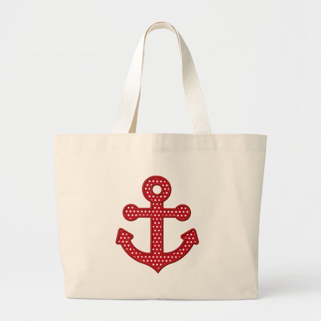 NAUTICAL STIL TOTE JUMBO TYGKASSE (Framsidan)