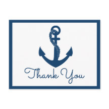 Nautical Tack Navy Anchor Bröllop Beach Ocean