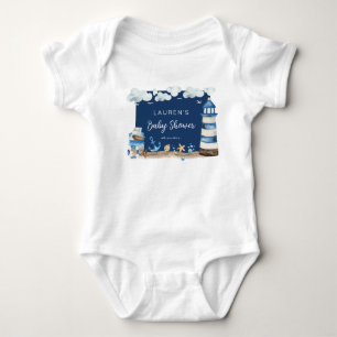 Nautical Theme Baby Shower Baby Bodykoste T Shirt