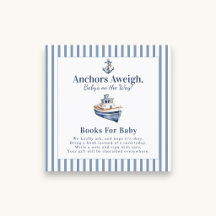 Nautical Vattenfärg Ankare Baby Shower