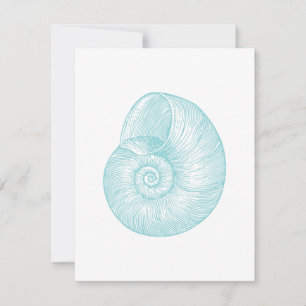 Nautical Vintage Marine Seashell