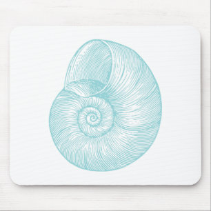 Nautical Vintage Marine Seashell Musmatta