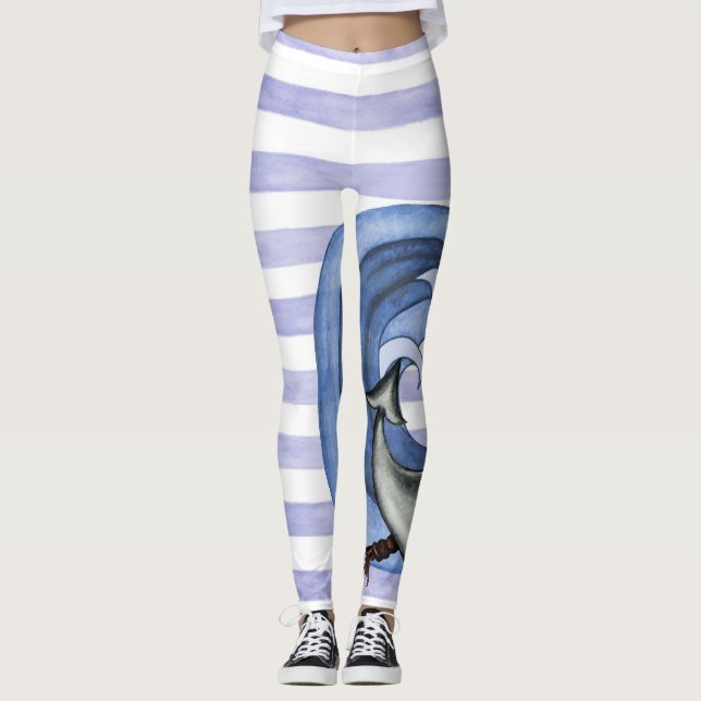 Nautical Wave and Anchor Leggings (Framsida)