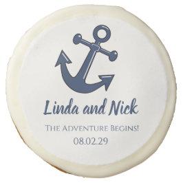 Nautical Wedor Favor Cookie Äventyr börjar