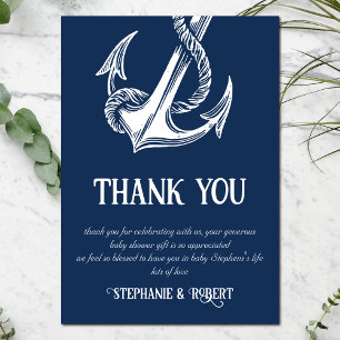 Nautical White Anchor Baby Shower-Tack Tack Kort