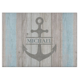 Nautical Wooden Boat Anchor Namn