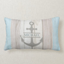 Nautical Wooden Boat Anchor Namn