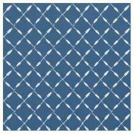 Nautical Wooden FishBuoys Geometric Mönster Tyg