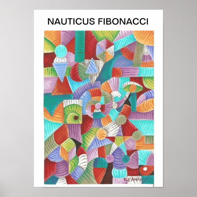 Nauticus Fibonacci Poster (Framsidan)