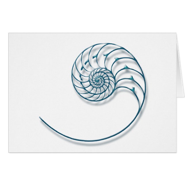 Nautilus 2 hälsningskort (Framsidan Horizontal)